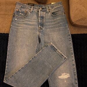Levi’s 501 original high rise straight leg
